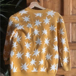 Tea collection printed yellow cardigan